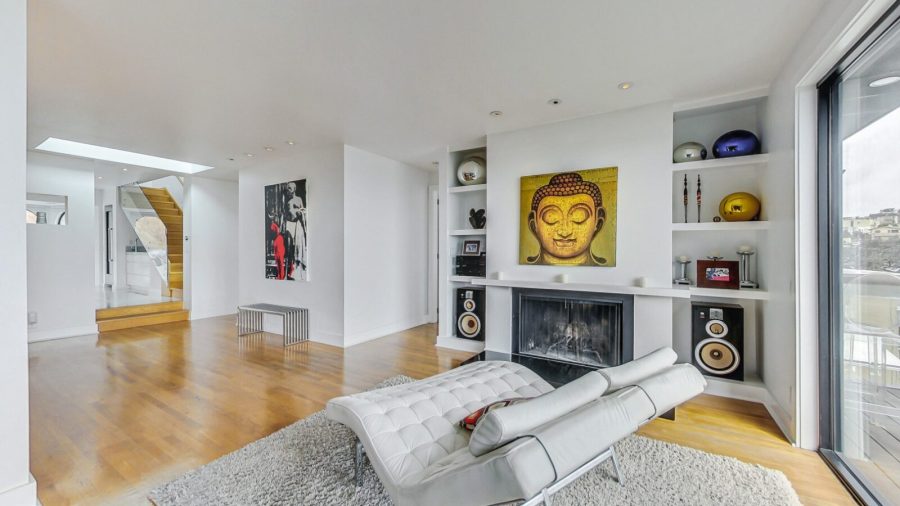 Turn to your right to see the beautiful open floor plan for dining and living spaces.  Continue turning to your left...