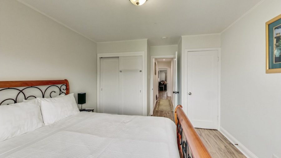 Spacious closet in third bedroom. 