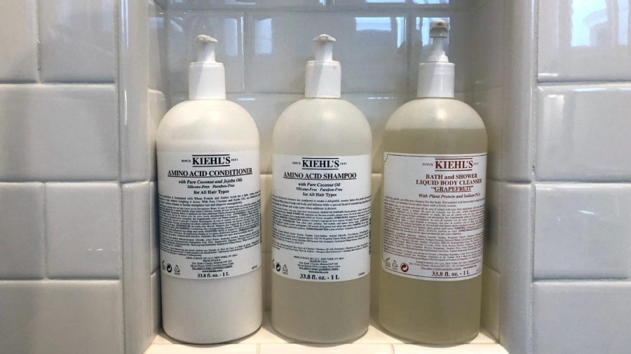 Enjoy Kiehl's bath products for your invigorating morning shower.