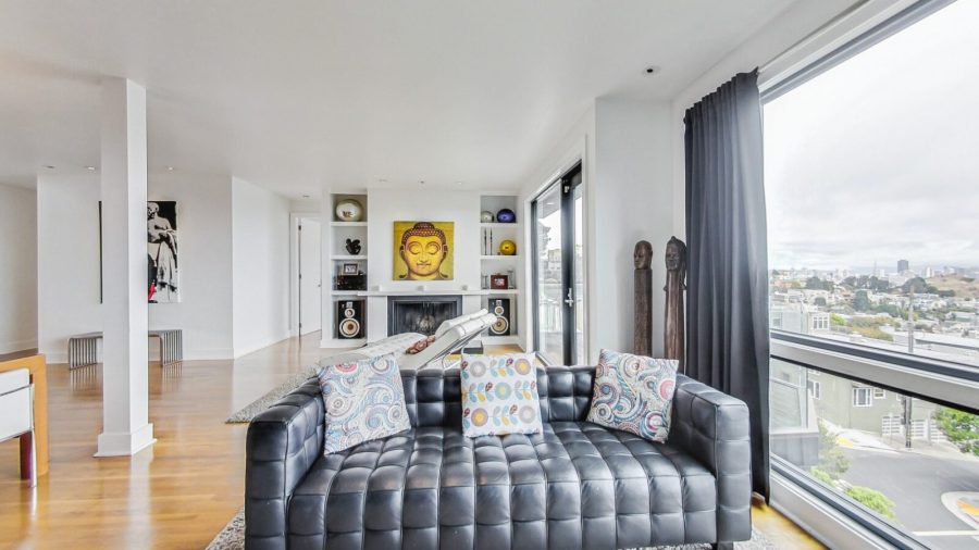 Open concept living/dining