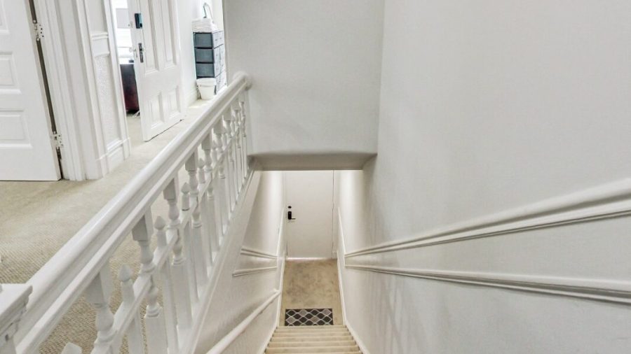 the flat is on the 2nd level of the house.