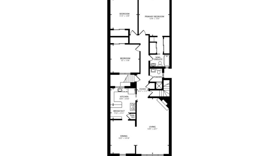 Floorplan of the upstairs that is available to you...
