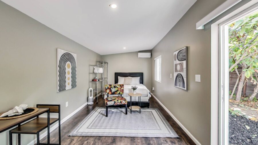 Cottage bedroom/living space
