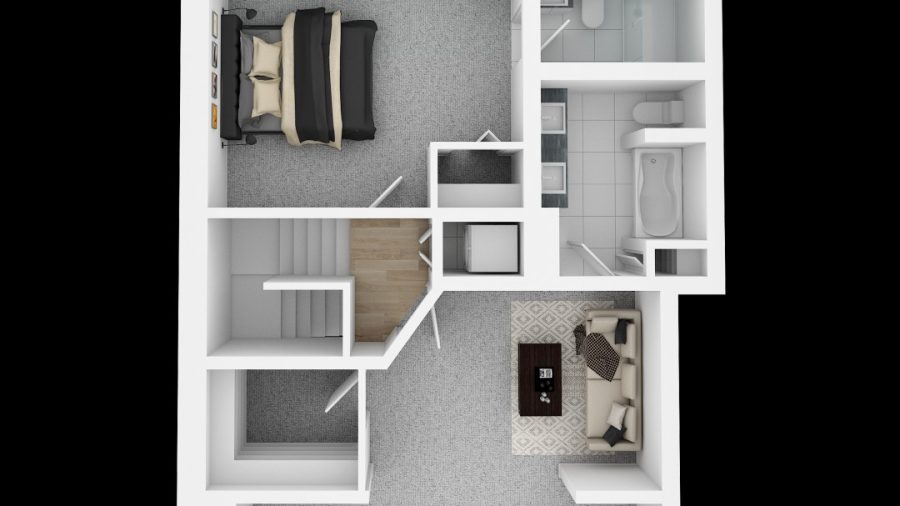 Second floor floor plan
