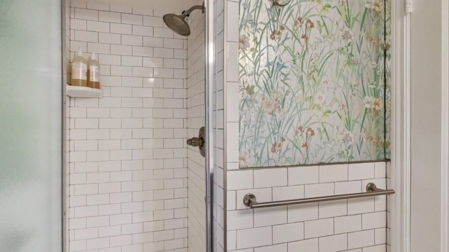 Bathroom with shower...