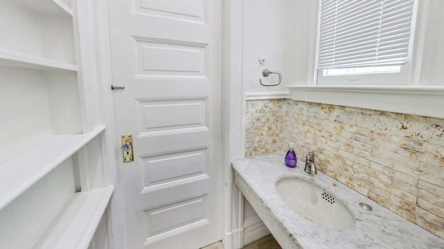 This vanity is shared with Bedroom 3.  It is a jack-and-jill sink/vanity.