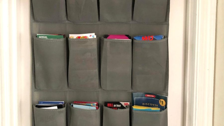 Door in hallway with lots of cool tourist pamphlets with activities and attractions in and around SF.  Open this door, take the steps down to the basement and find the laundry area - we supply the detergent pods!