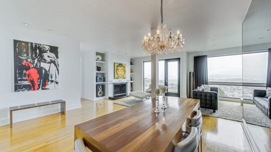 Open concept living/dining
