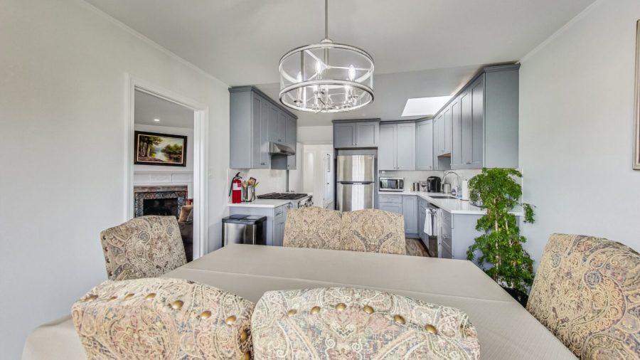 Kitchen as seen from dining.