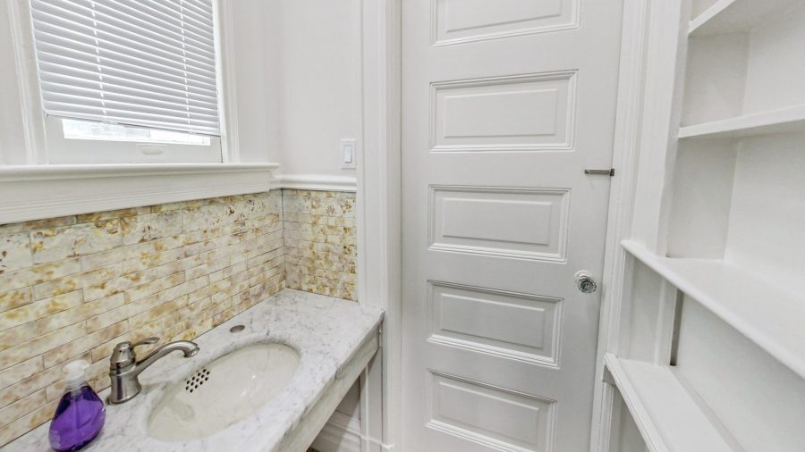 This vanity is shared with Bedroom 3.  It is a jack-and-jill sink/vanity.