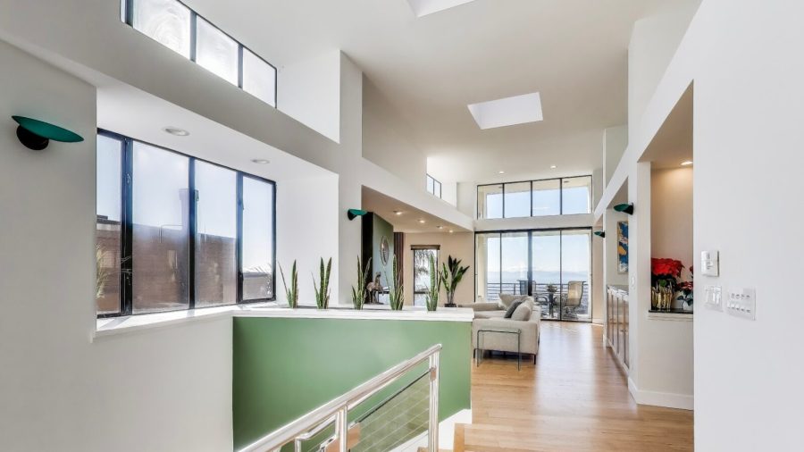 The view as you enter the home