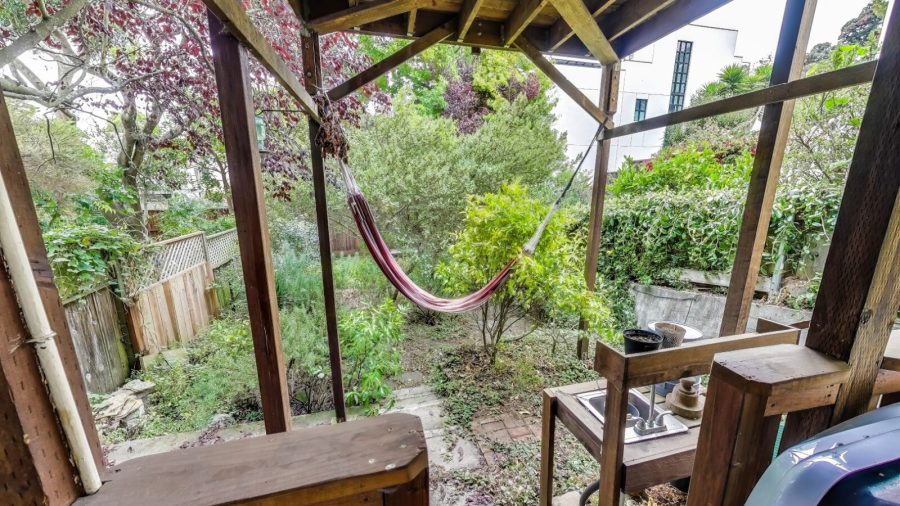 View of Shared back yard from Private Patio