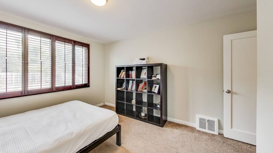 Bedroom "K" with queen-sized bed...