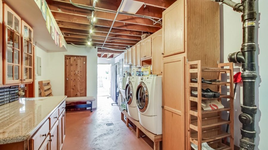 Laundry area...