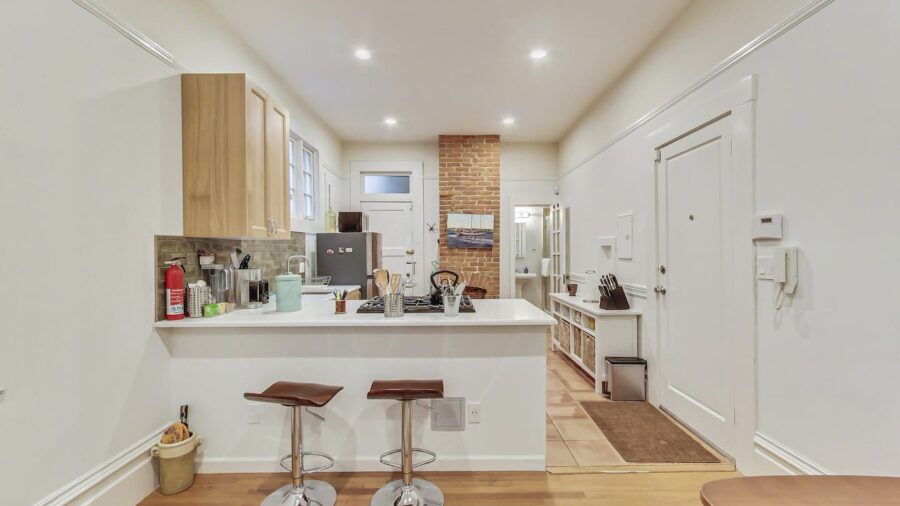 Kitchen with dining area