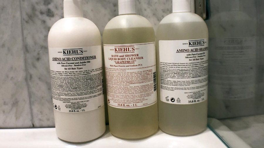 Kiehl's bath and body products provided...