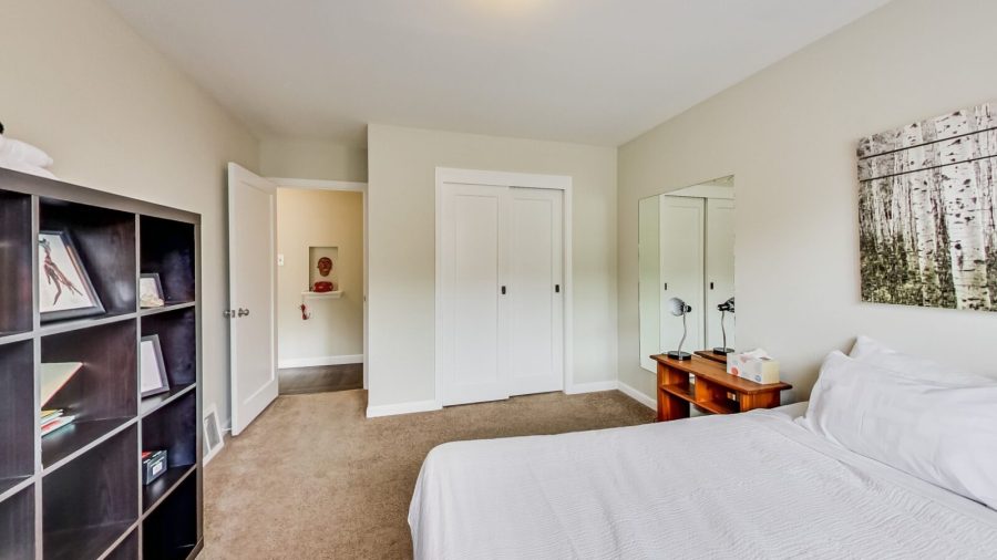 Bedroom "K" with queen-sized bed...
