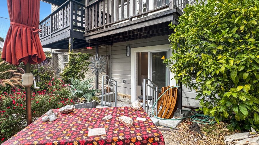 Spacious shared garden. 