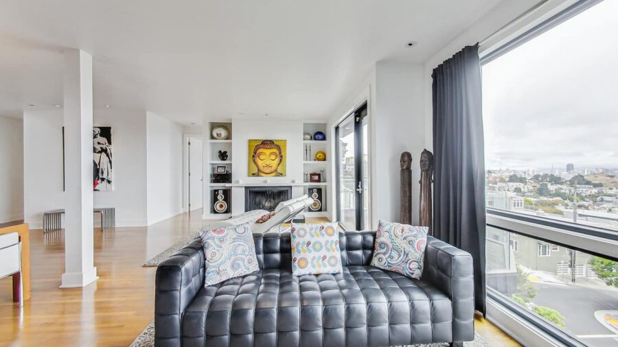 Open concept living/dining