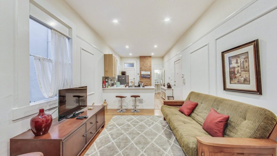Kitchen from living room 