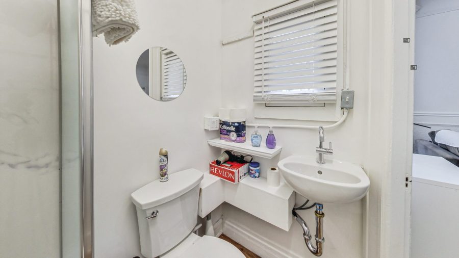 Full Bathroom - all bathroom spaces are shared with other guests. Be sure to lock the door from inside your room for privacy.