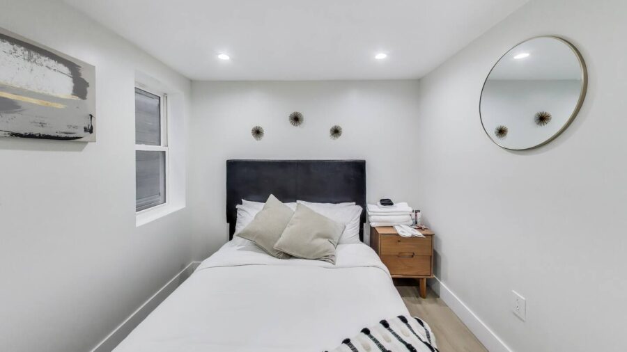 Lower level Main bedroom with Queen bed