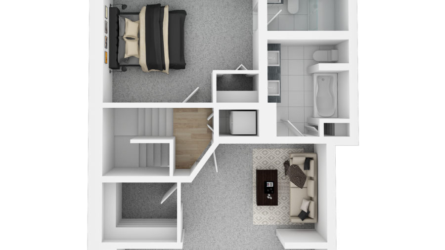 Second floor floor plan