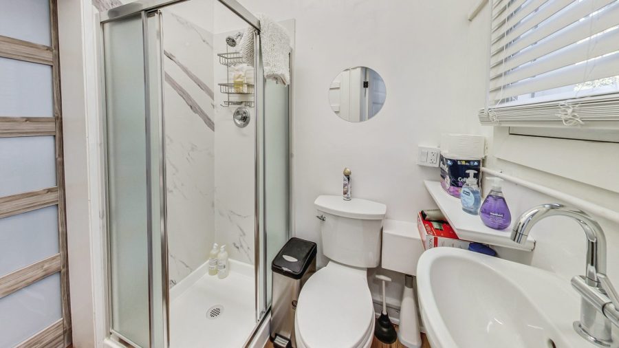 Full Bathroom - all bathroom spaces are shared with other guests. Be sure to lock the door from inside your room for privacy.