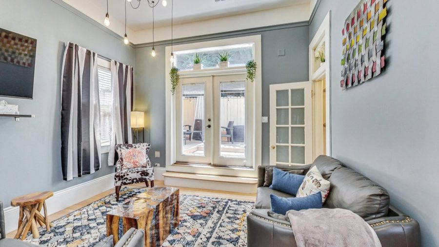 Bright, open Living room with plenty of space to relax, talk or watch TV