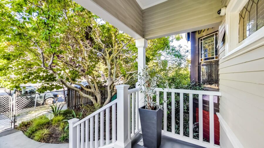 Front porch.