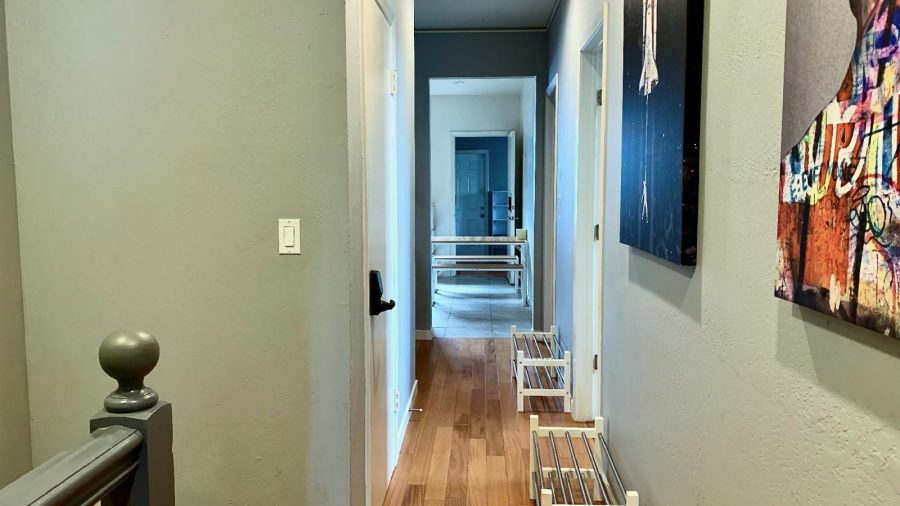 Hallway at the top of the stairs...