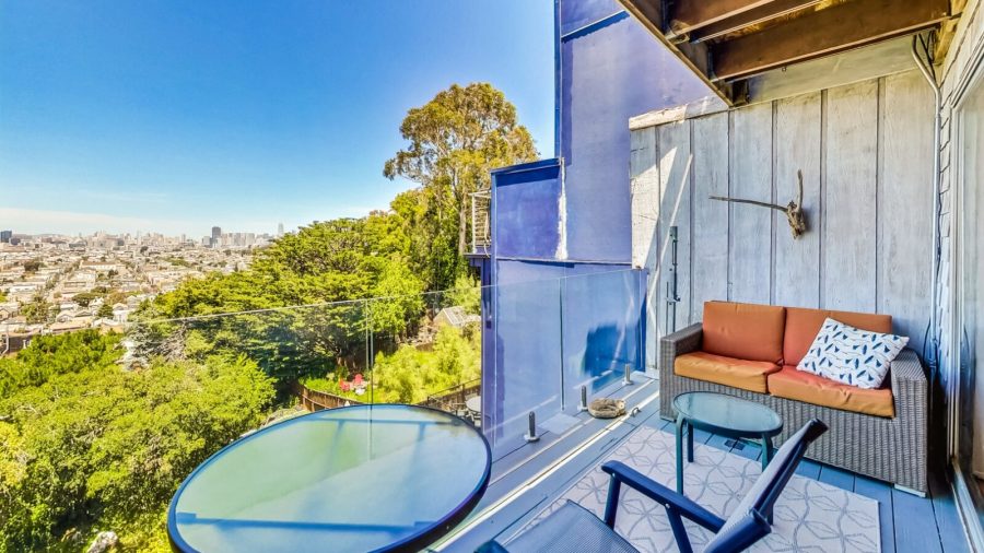 You may spend all your time on the patio taking in the view.
