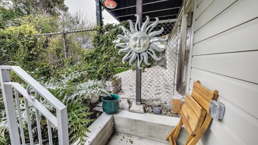 Please fold up the bistro chairs when not in use.  This helps them last longer in the San Francisco weather.