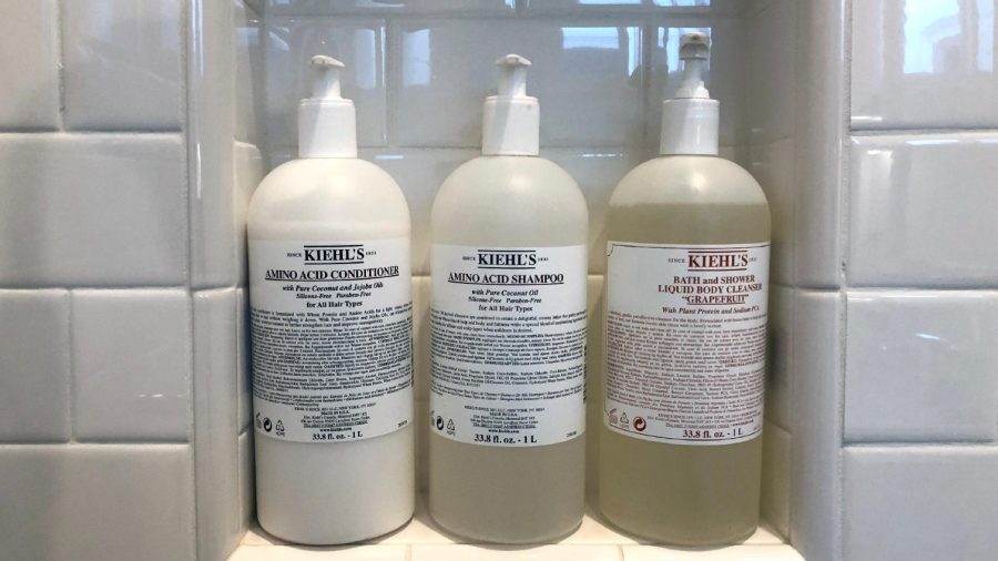 Enjoy Kiehl's bath products for your invigorating morning shower.