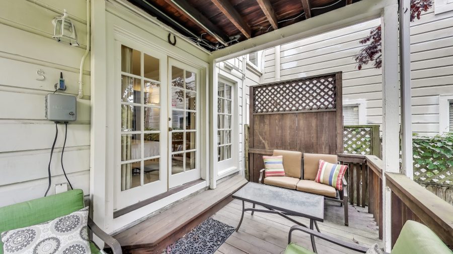 Garden patio