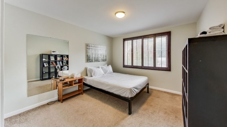 Bedroom "K" with queen-sized bed...