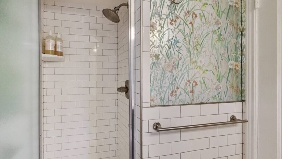 Bathroom with shower...