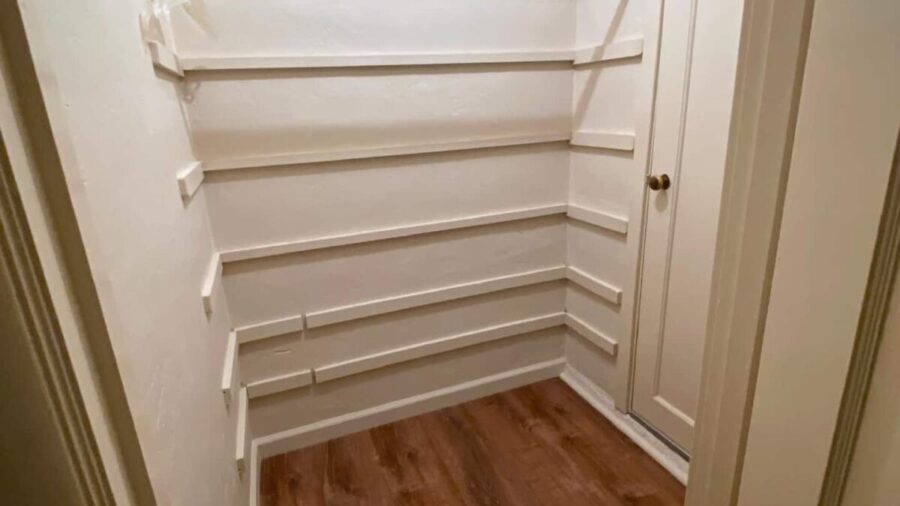 Plenty of closet space with this walk-in closet!