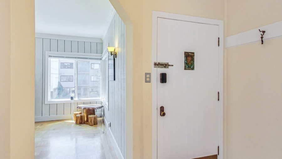 Entry door from inside