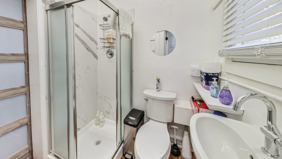 Full Bathroom - all bathroom spaces are shared with other guests. Be sure to lock the door from inside your room for privacy.