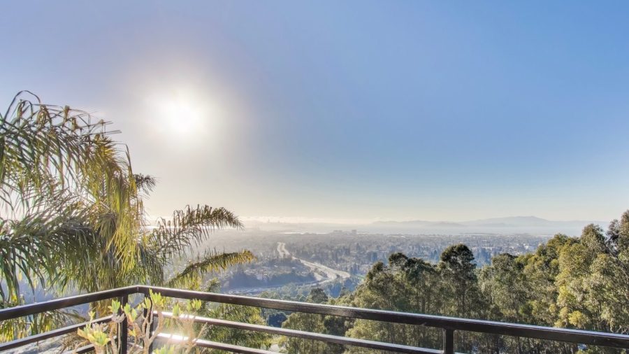 Gorgeous view of the Bay from the master bedroom terrace