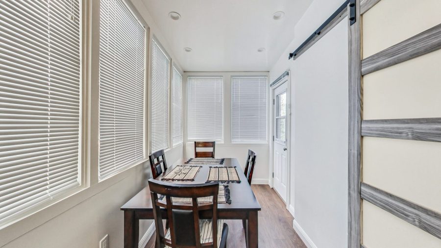 Dining area off the kitchen.