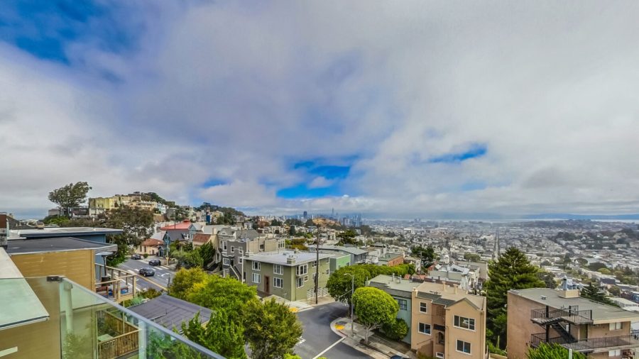 Panoramic view from the main level