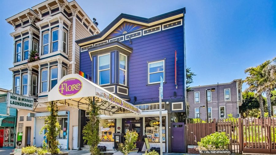 Nestled above the flore Dispensary on noe street, this is an oasis in a cozy part of the bustling Castro Neighborhood