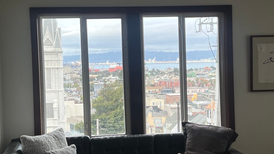 Living Room View of SF Bay
