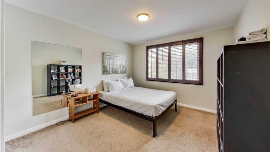 Bedroom "K" with queen-sized bed...