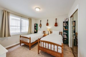 Welcome to private bedroom "S" with two twin beds...