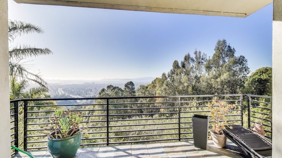 Amazing views from the master bedroom balcony