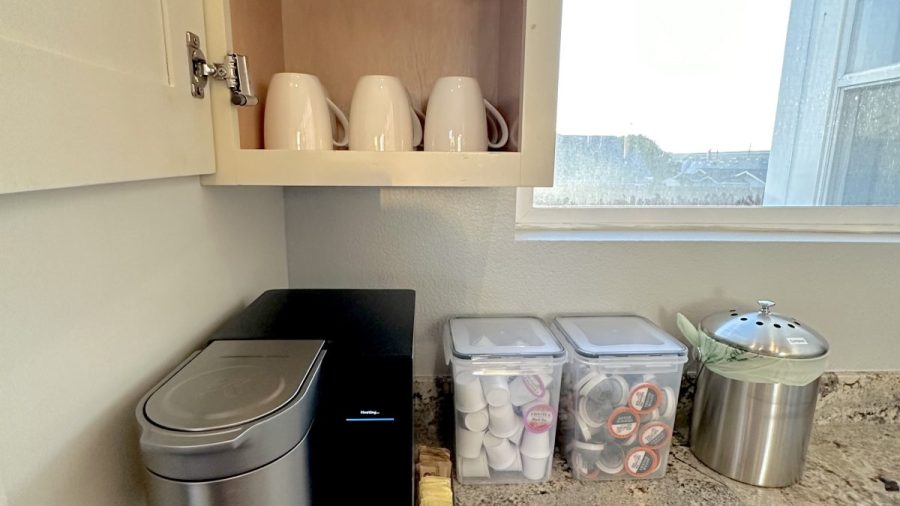 The Keurig coffee maker can make your morning coffee or tea and it can dispense hot water for oatmeal and other foods