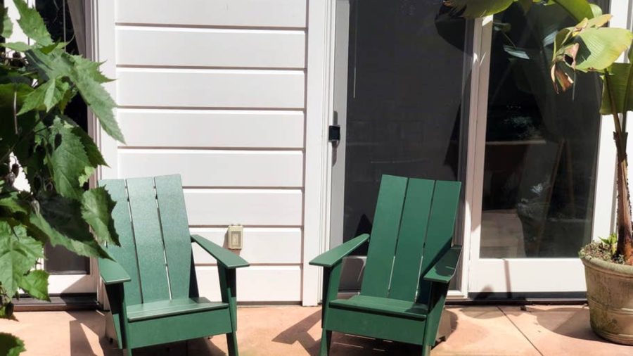 Patio with seating